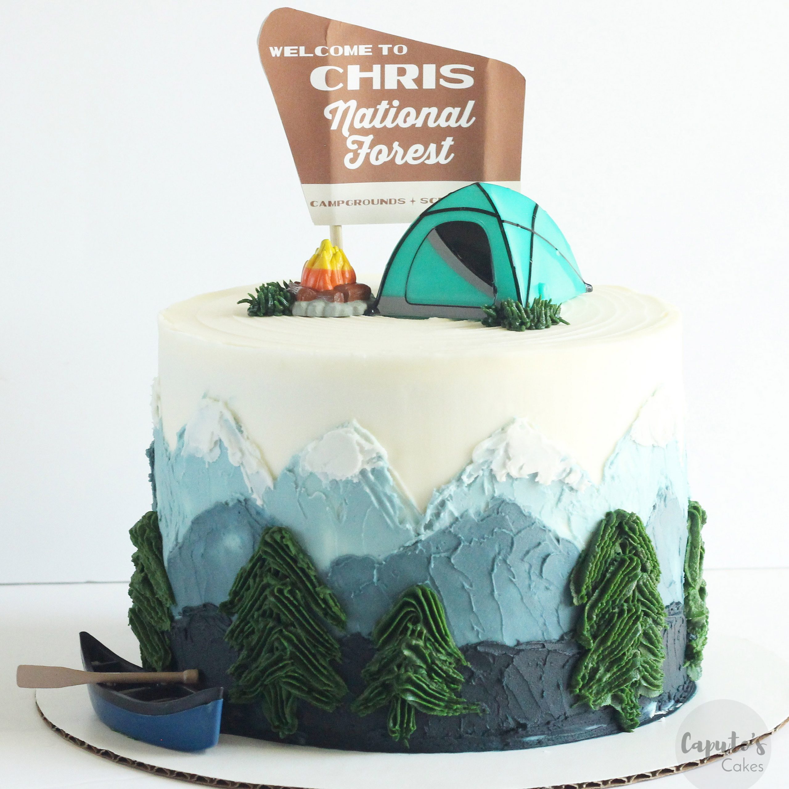 Mountain Cake Topper Mountain 1st Birthday Party