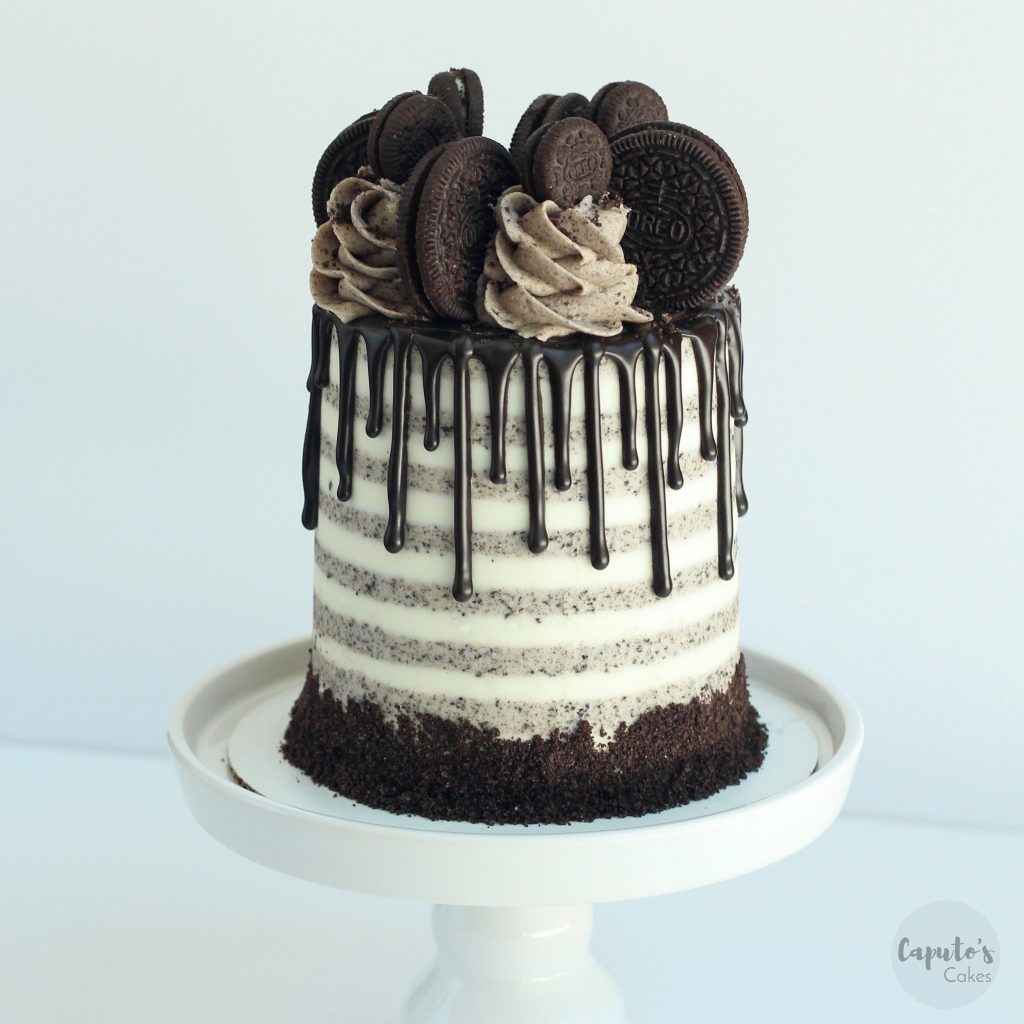 Oreo cake, with oreo buttercream. Caputo's cakes