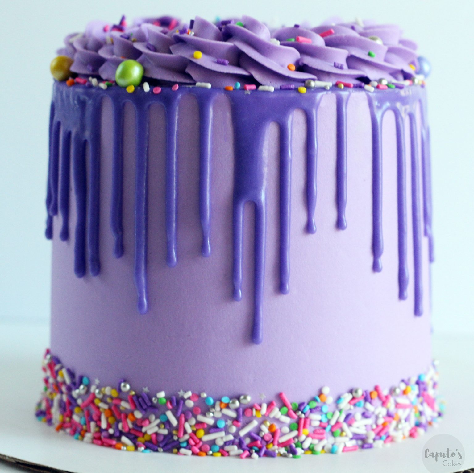 Easy Colored Ganache Drip With 3 Ingredients - Caputo's Cakes