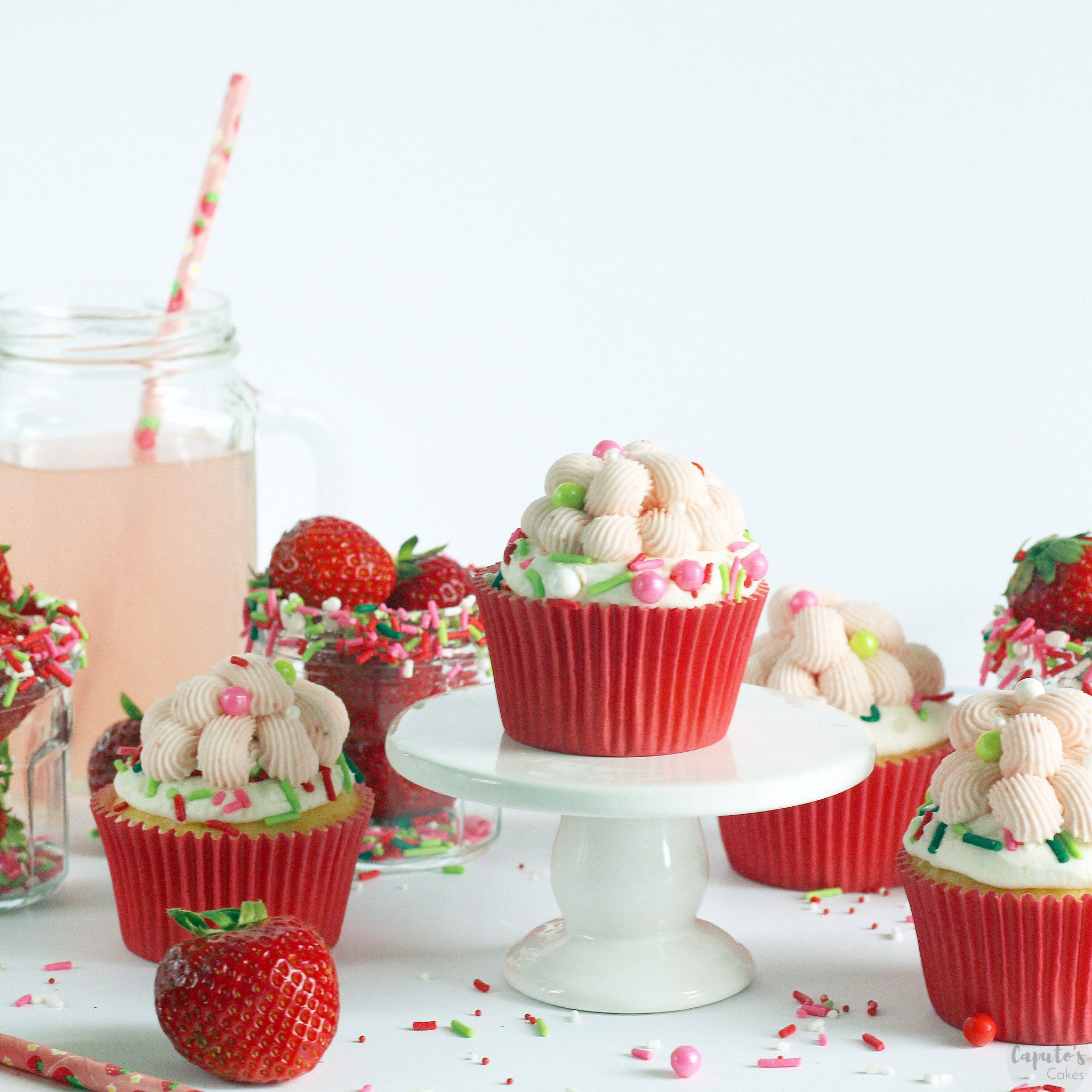 Easy Sprinkle Dipped Cup, Only 2 Ingredients Caputo's Cakes