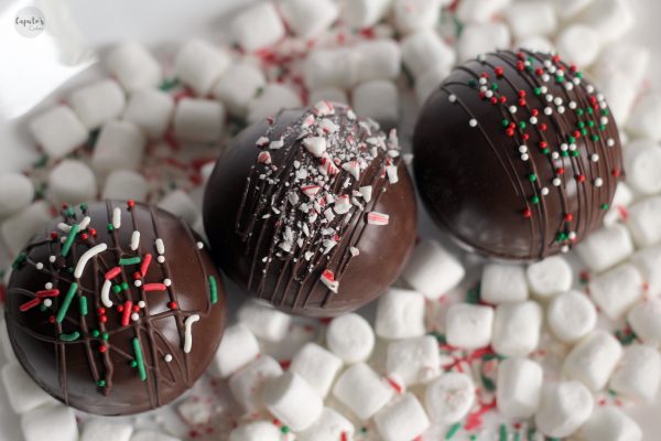 Hot Chocolate Bombs With Free Printable - Caputo's Cakes